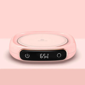 Digital Milk Heating Pad with Desktop Base and Temperature Display