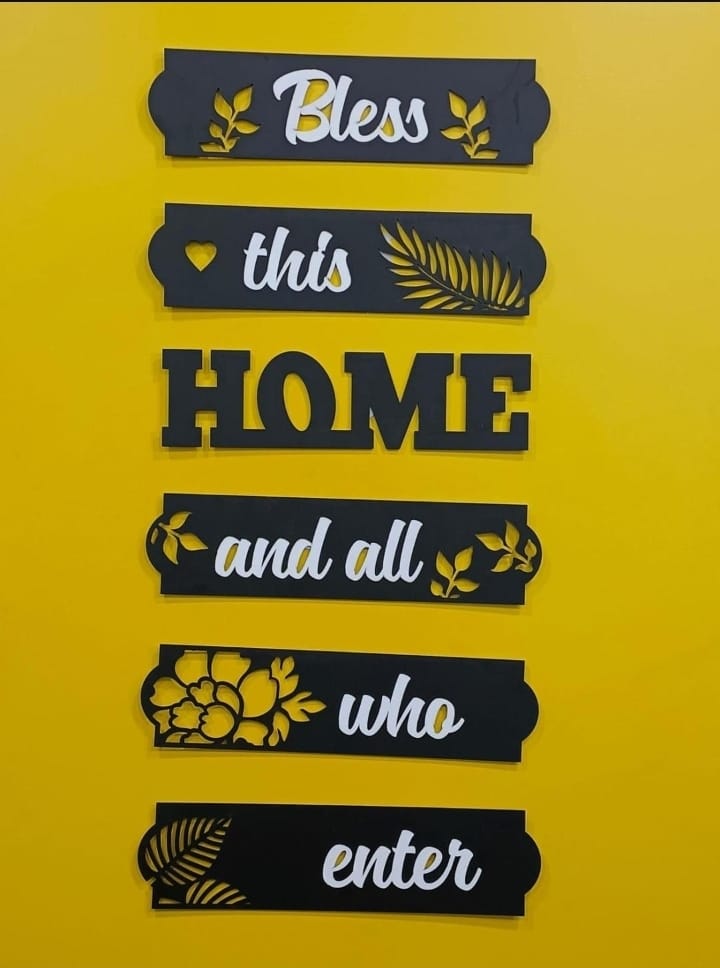 Abstract Geometric Wall Art Set (6 Pieces)